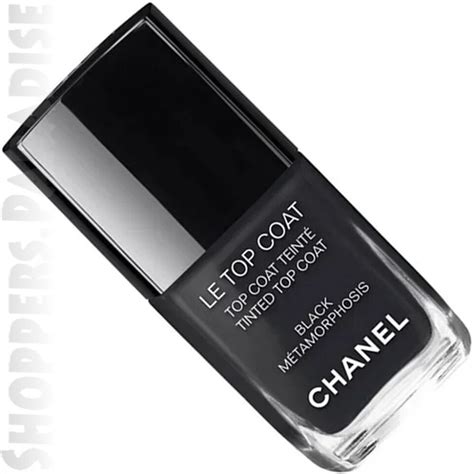 chanel nail top coat black metamorphosis tinted top coat|chanel gel coat.